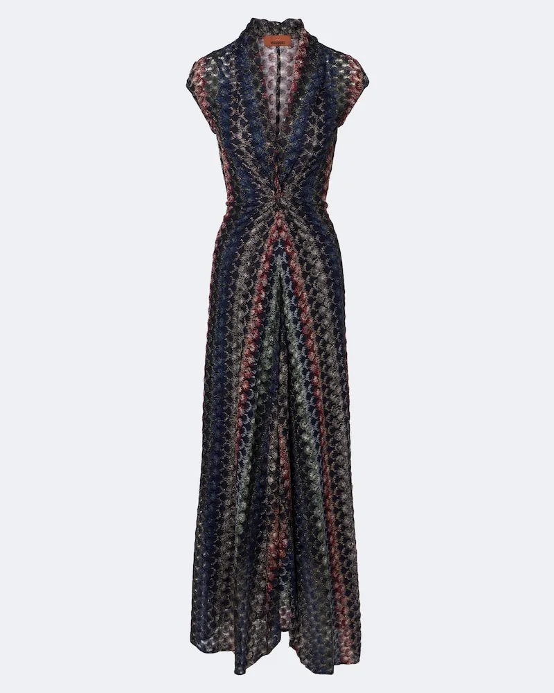 Missoni Abito lungo in maglia Multicolore
