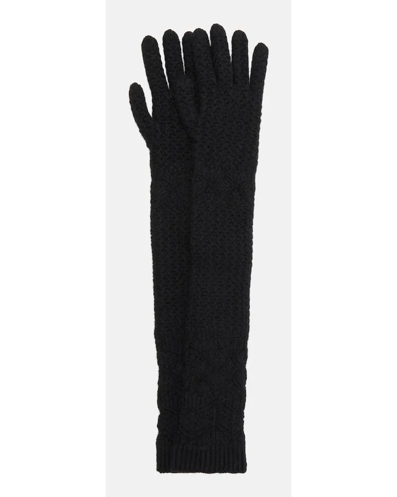 Loro Piana Guanti in cashmere Nero