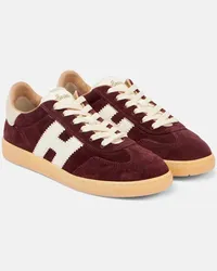 Hogan Sneakers in suede Marrone