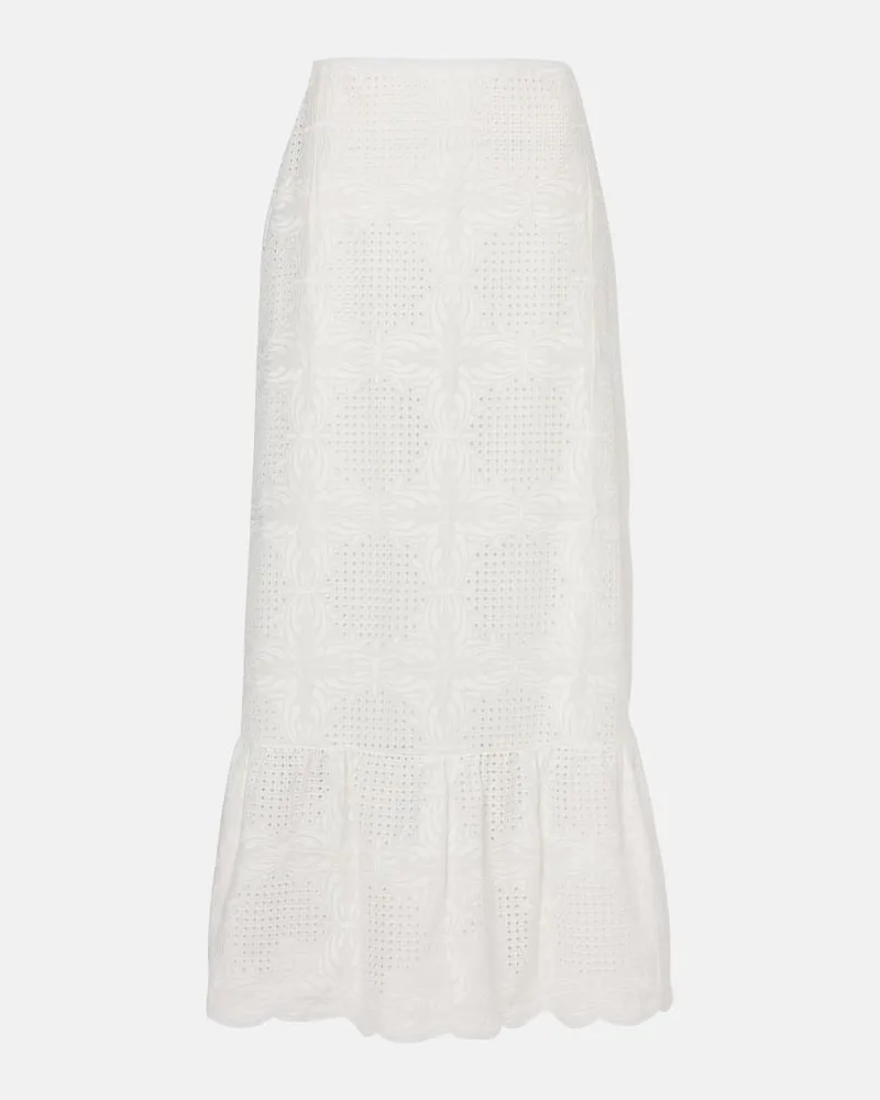Giambattista Valli Minigonna in tweed Bianco