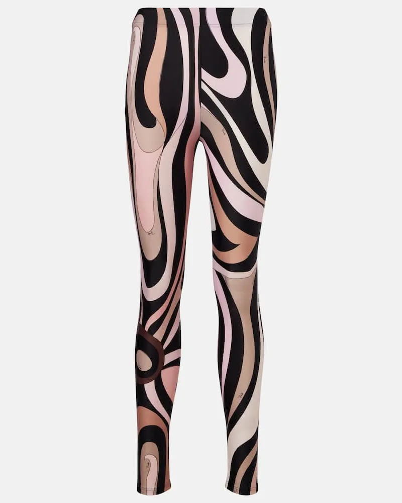 Emilio Pucci Leggings con stampa Multicolore