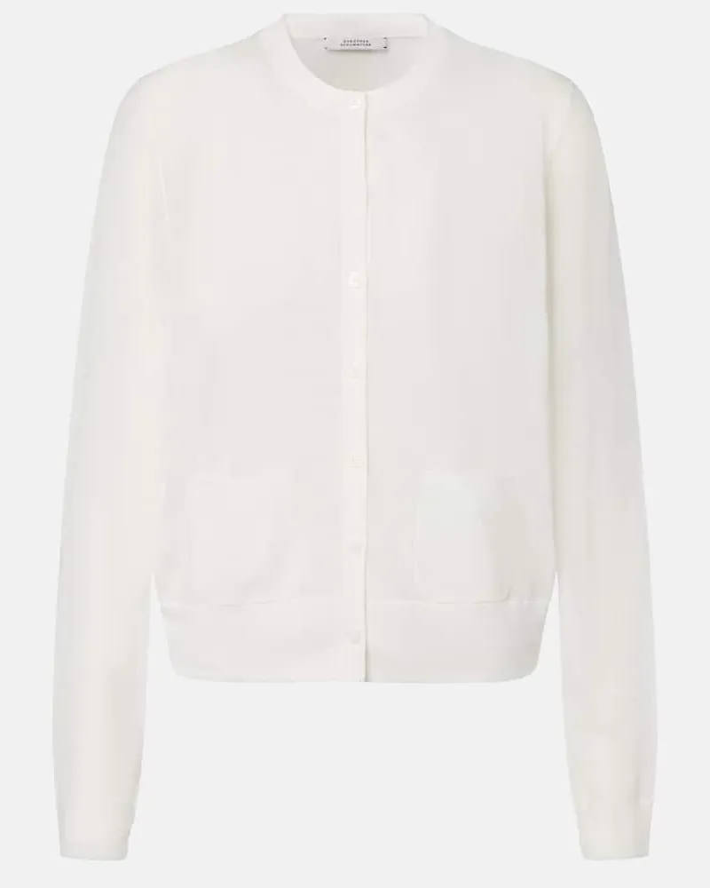 Dorothee Schumacher Cardigan in misto cotone Bianco
