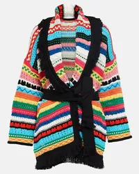 Alanui Cardigan Over The Horizon in cotone Multicolore