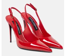 Dolce & Gabbana Pumps slingback in vernice Rosso