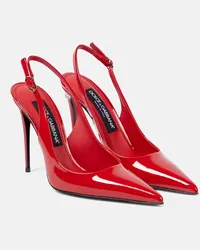 Dolce & Gabbana Pumps slingback in vernice Rosso