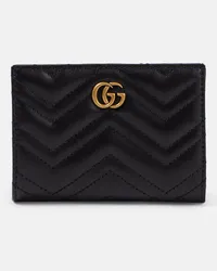 Gucci Portacarte GG Marmont in pelle Nero