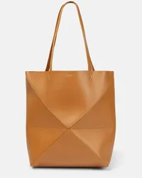 Loewe Borsa Puzzle Fold Medium in pelle Marrone