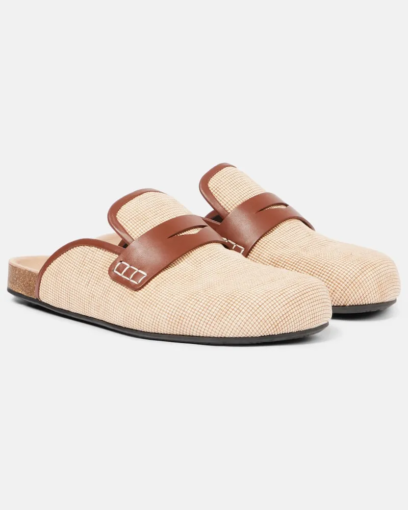 J.W.Anderson Mules con pelle Beige