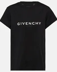 Givenchy T-shirt in cotone con logo Nero