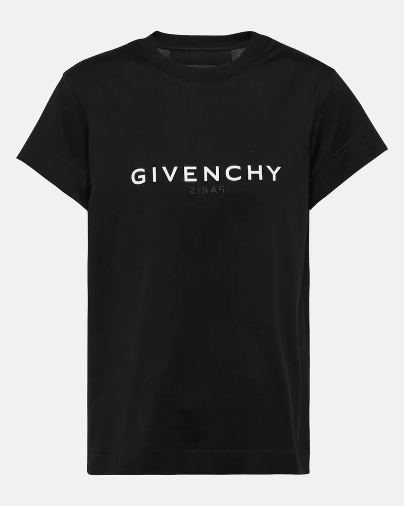 Givenchy T-shirt in cotone con logo Nero