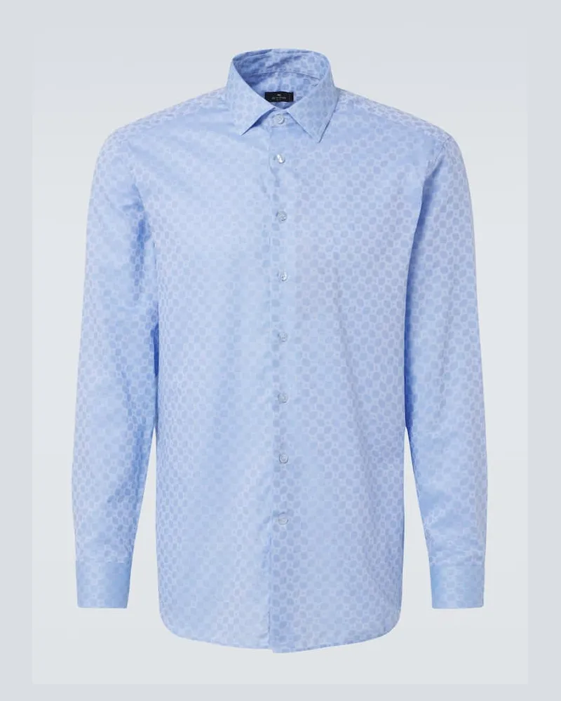 Etro Camicia in cotone con stampa Multicolore