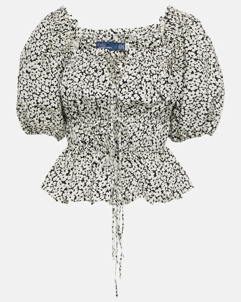 Ralph Lauren Blusa in cotone con stampa Multicolore