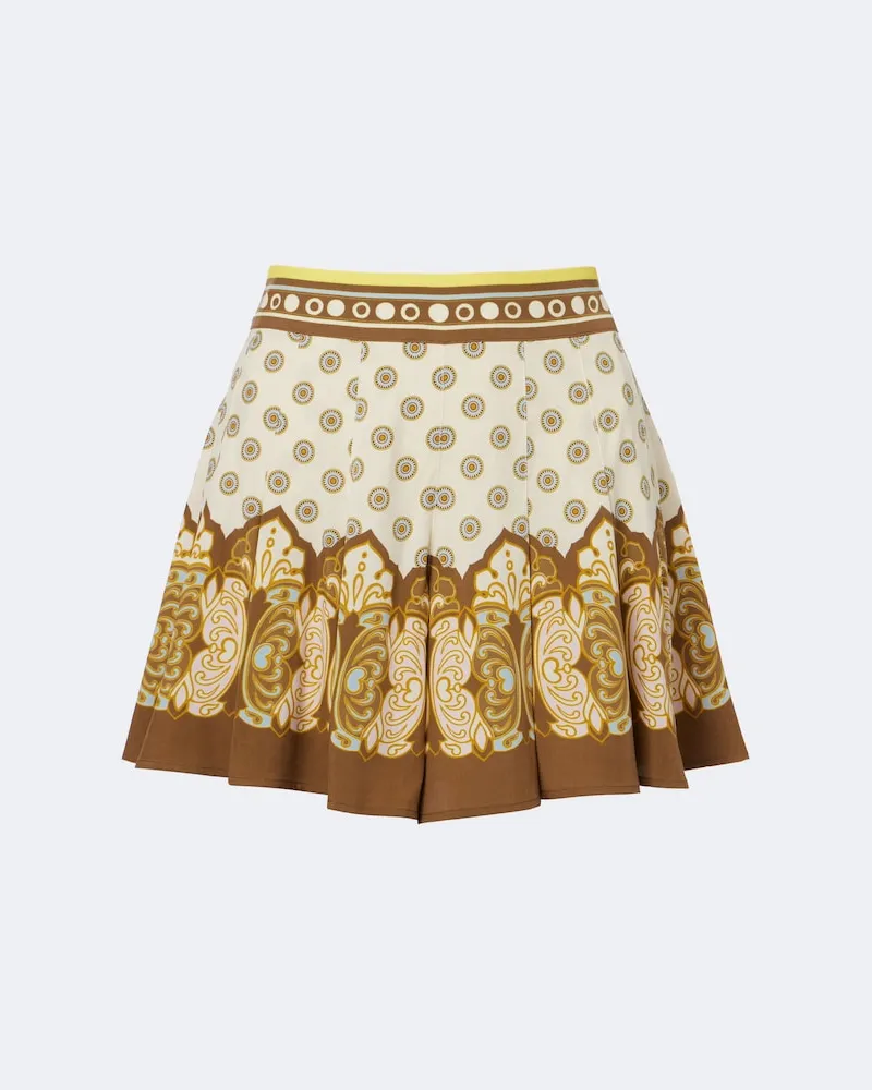 La DoubleJ Gonna pantalone Club in satin con stampa Multicolore
