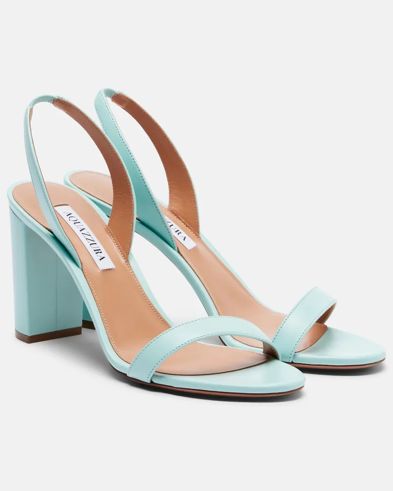 Aquazzura Sandali slingback in pelle Blu