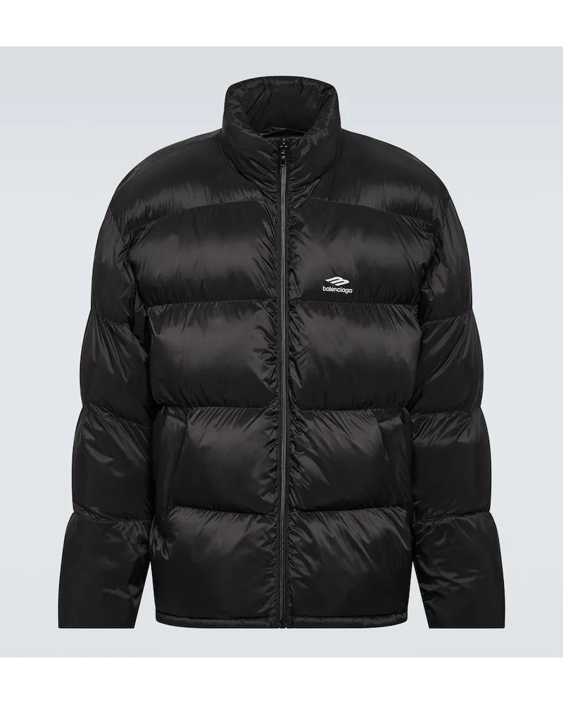 Balenciaga Giacca imbottita 3B Sports Nero