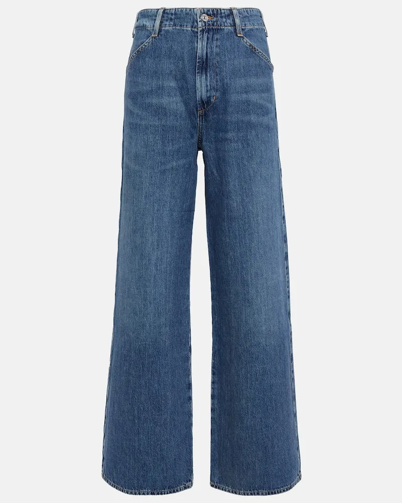 Citizens of humanity Jeans Paloma a gamba larga e vita alta Blu