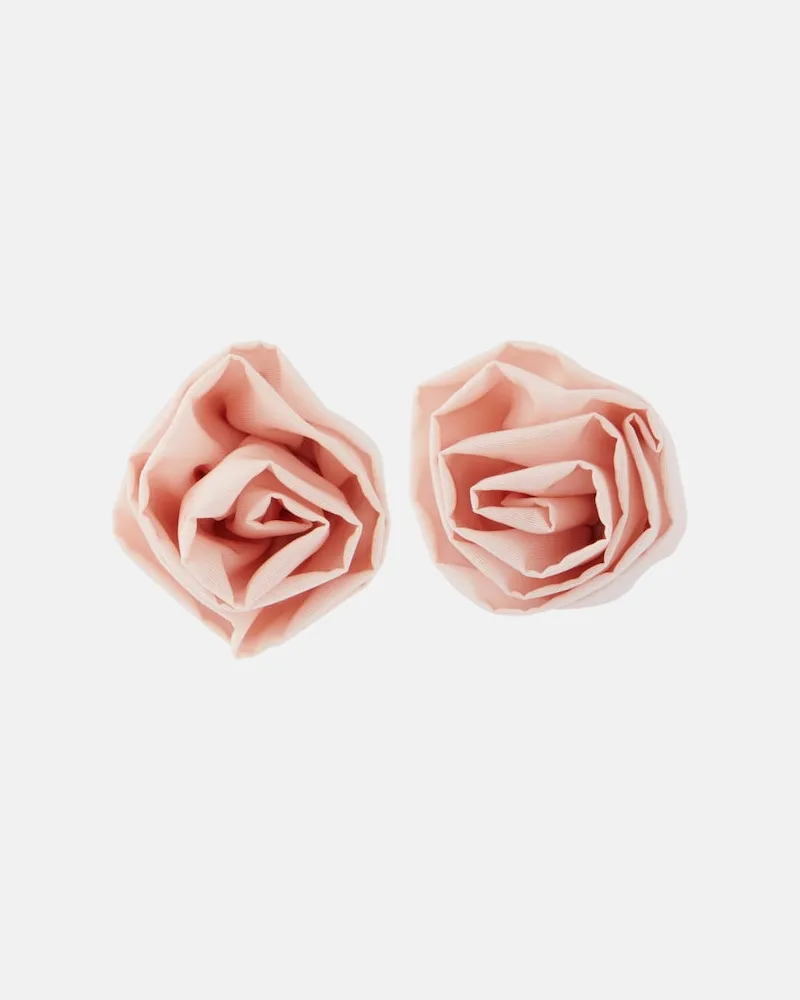 Simone Rocha Orecchini Rose Rosa