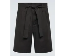Shorts in misto lino