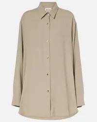 TOVE Camicia Rumer in misto lana Beige