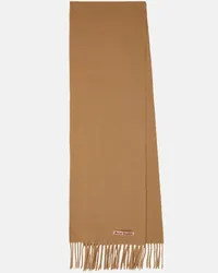 Acne Studios Sciarpa Canada Skinny in lana Marrone