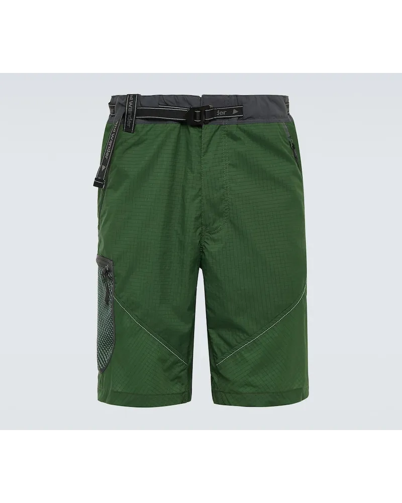 and wander Shorts in tessuto tecnico Verde