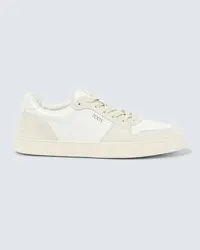 TOD'S Sneakers in pelle e suede Bianco