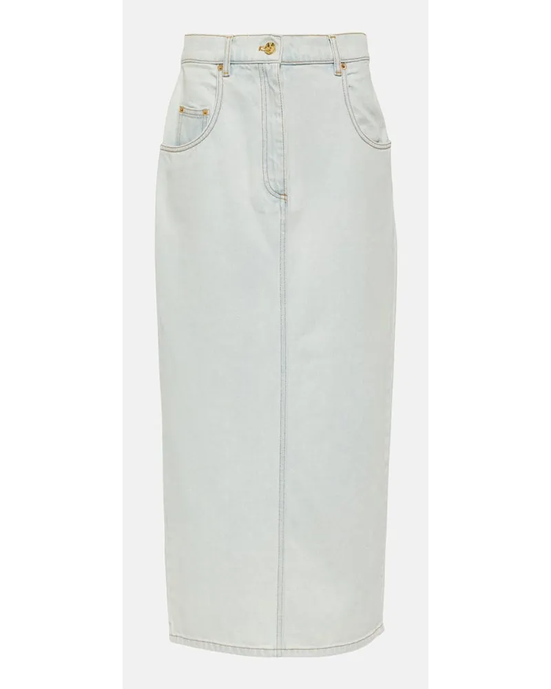 Nina Ricci Gonna lunga di jeans Blu