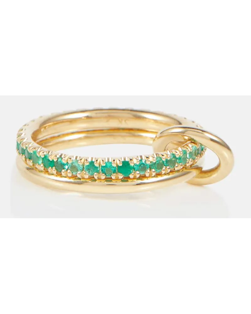 Spinelli Kilcollin Anello Marigold in oro giallo 18kt con smeraldi Verde