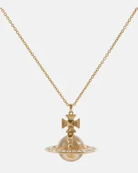 Vivienne Westwood Collana con logo Oro