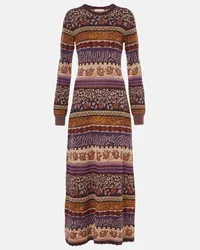 Ulla Johnson Abito lungo Paloma in jacquard Multicolore