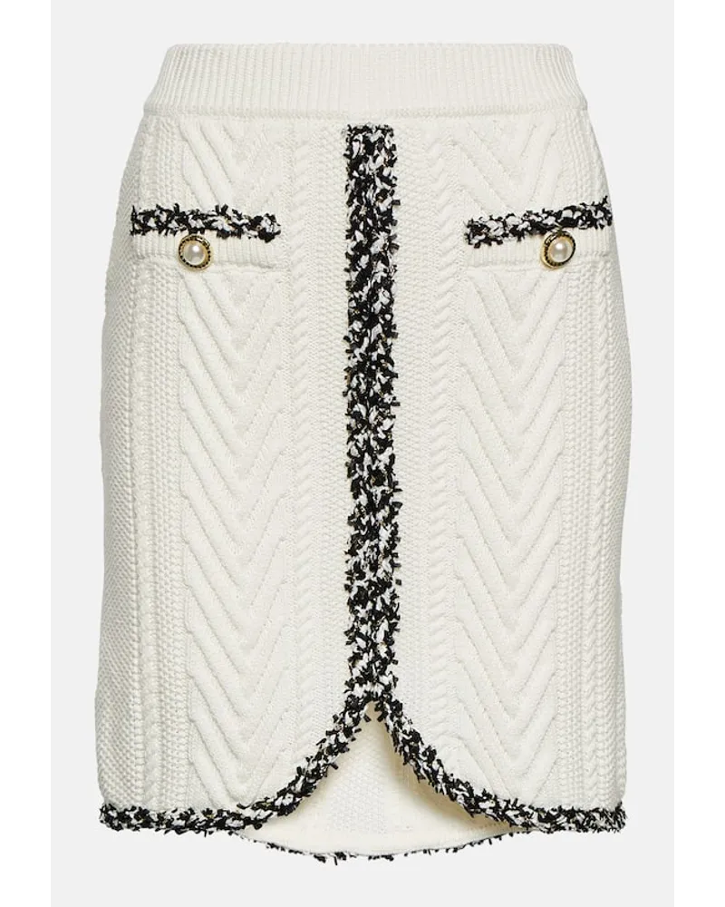 Rebecca Vallance Minigonna Demy in cotone Bianco