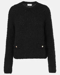 Moncler Pullover in misto lana Nero