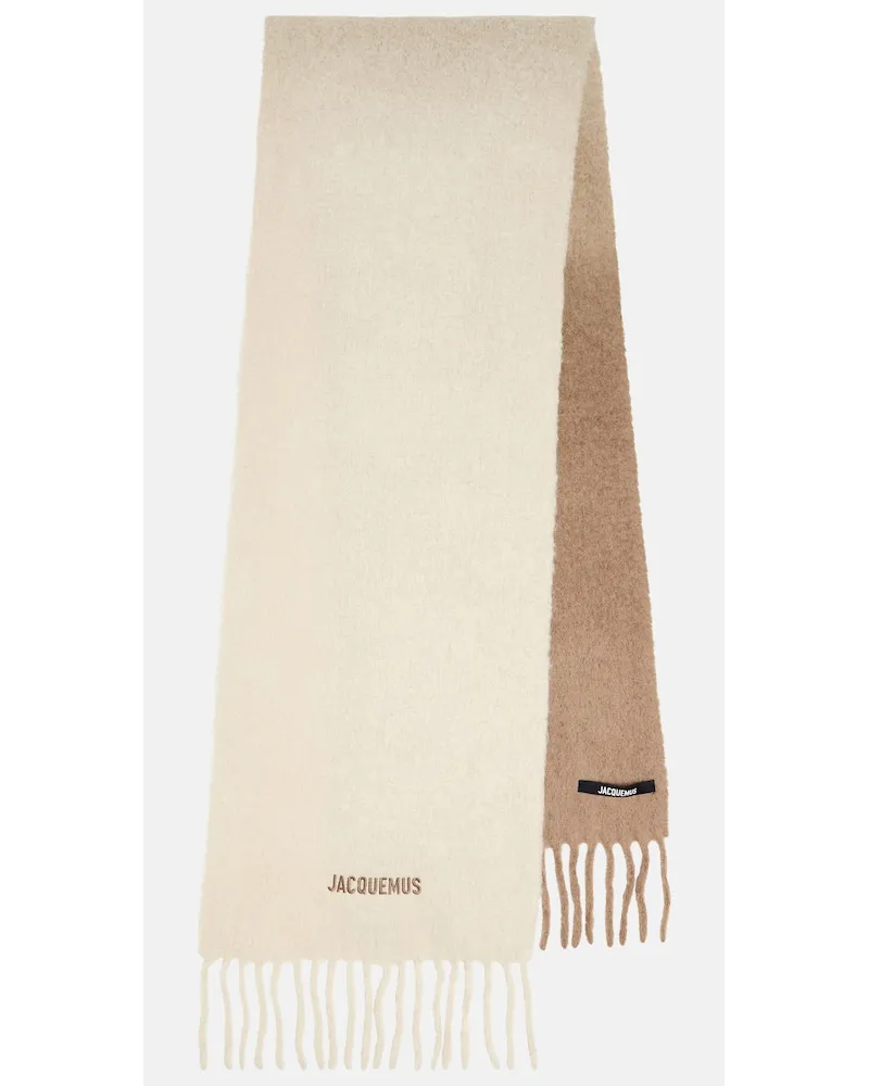 Jacquemus Sciarpa LâÃ©charpe Moisson in misto alpaca Beige