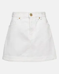 Balmain Minigonna di jeans Bianco