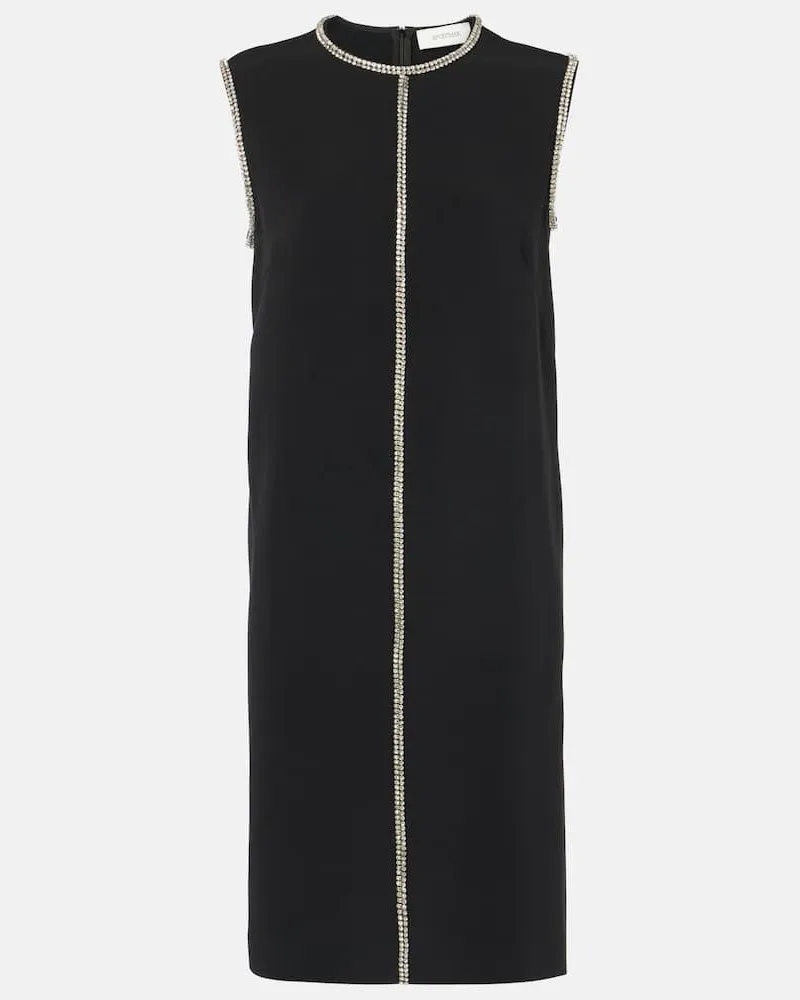 SPORTMAX Abito corto Earry in cady Nero