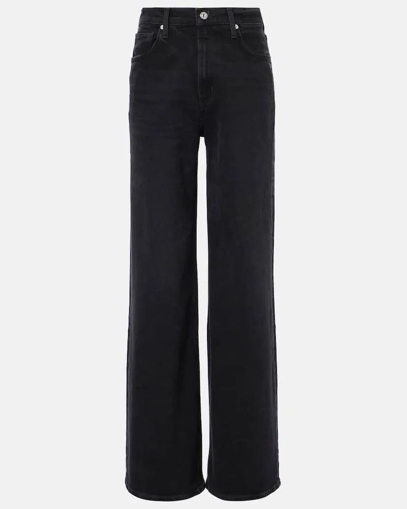 Citizens of humanity Jeans Paloma a gamba larga e vita alta Nero
