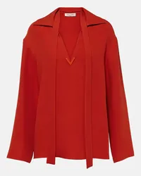 Valentino Garavani Blusa in seta Arancione