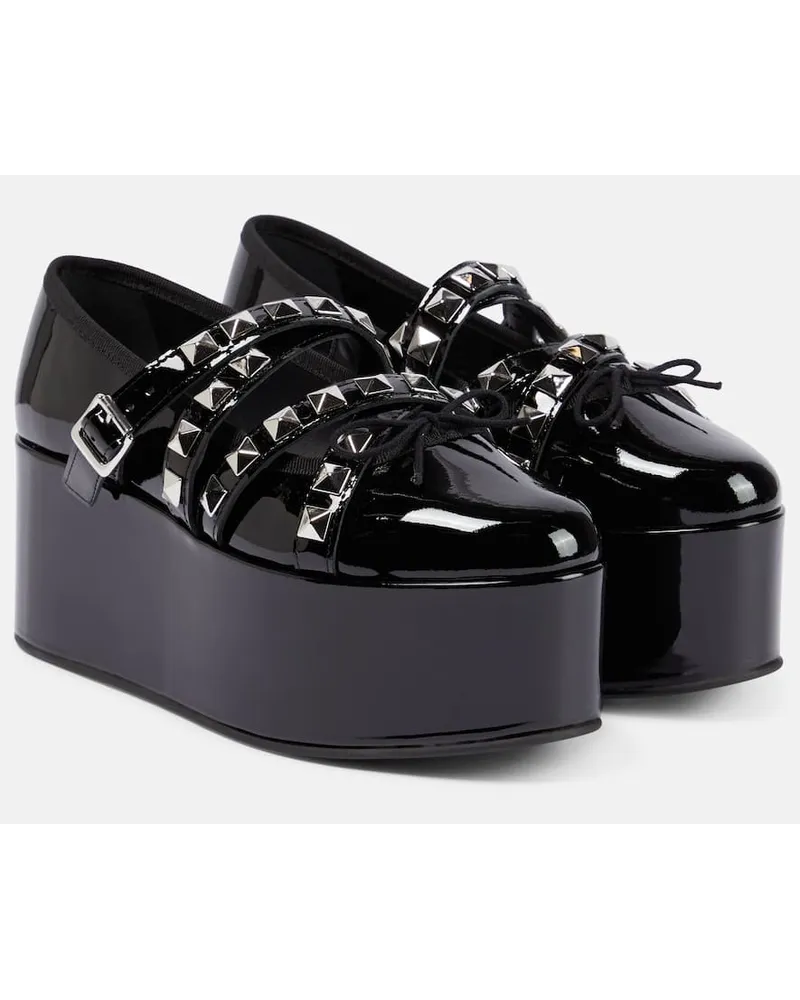 Noir Kei Ninomiya x Repetto - Ballerine con plateau Nero