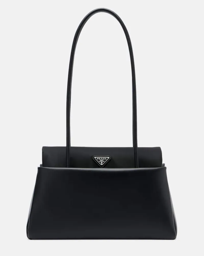 Prada Borsa a spalla Passage Medium in pelle Nero