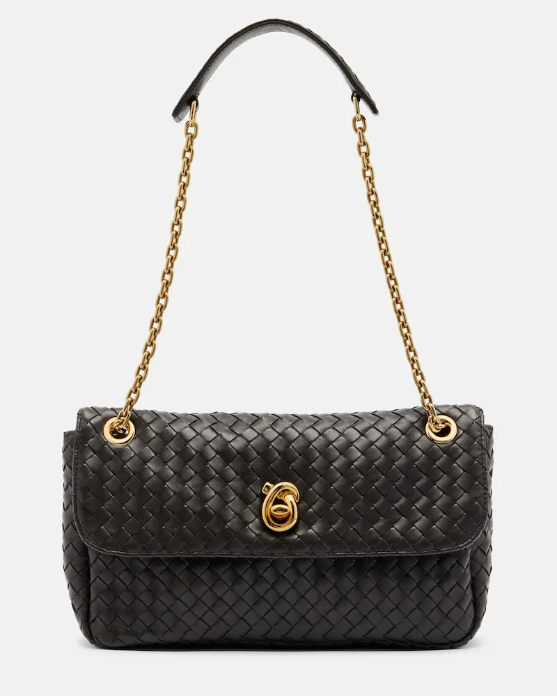 Bottega Veneta Borsa a spalla Madison Medium in pelle Marrone