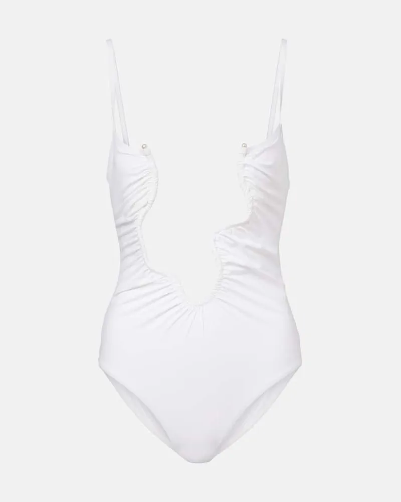 Christopher Esber Costume intero Salacia Bianco