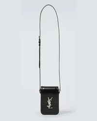 Saint Laurent Borsa a tracolla Cassandre in pelle Nero