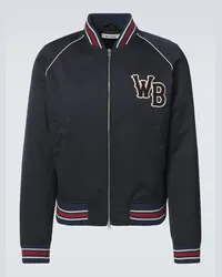 Wales Bonner Giacca varsity Marvel Blu