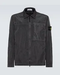 Stone Island Camicia tecnica Compass Grigio