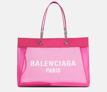 Balenciaga Borsa Duty Free Large in mesh Rosa