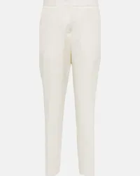 Jil Sander Pantaloni in lana Bianco