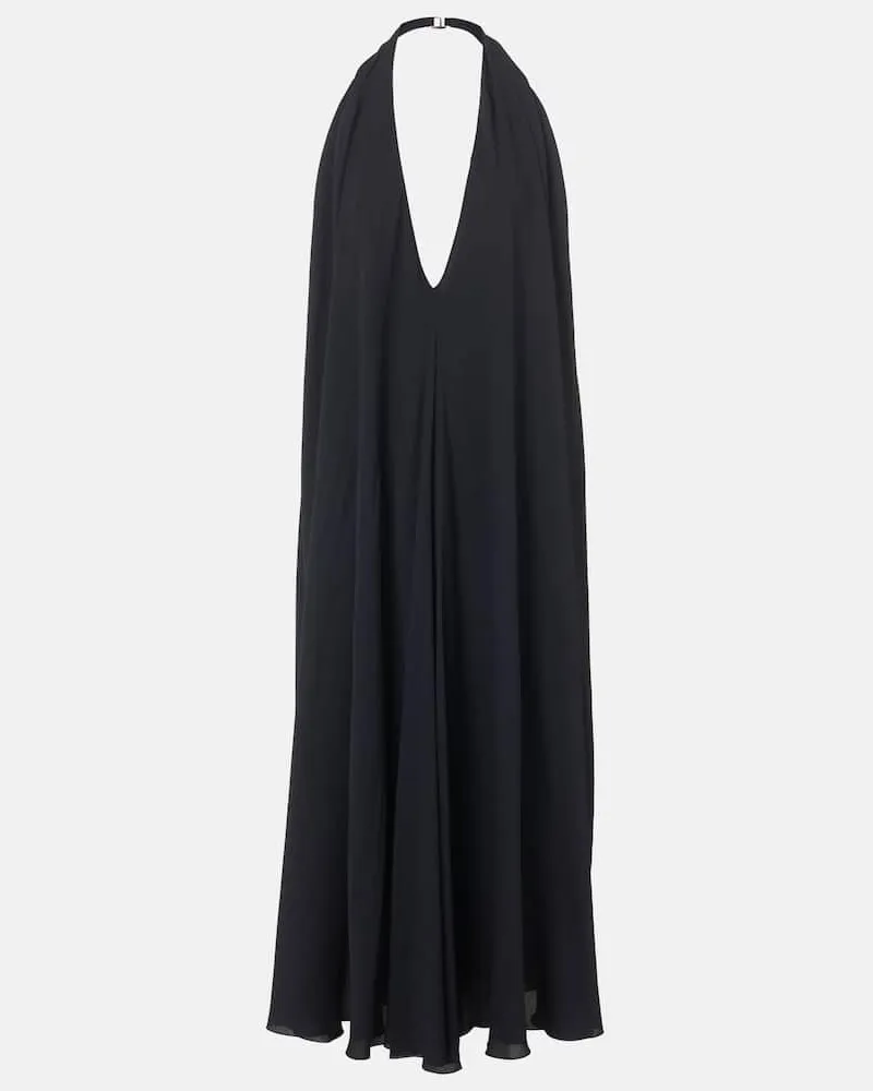 Jacquemus Abito lungo Norma in crÃªpe Blu