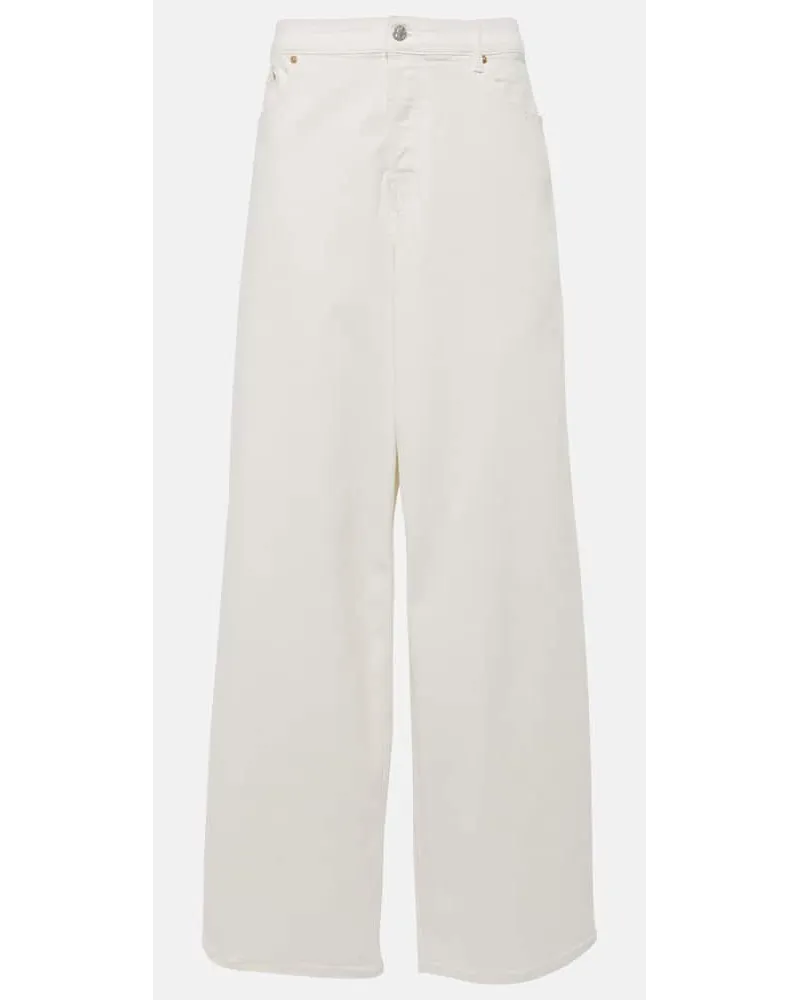 Adriano Goldschmied Jeans a gamba larga Maxi Relax Bianco