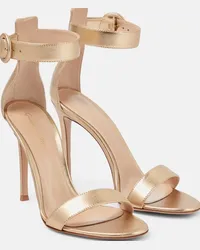 Gianvito Rossi Sandali Portofino 105 in pelle Oro