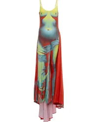 Y/PROJECT x Jean Paul Gaultier - Abito lungo Body Morph Multicolore